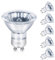 GMY GU10 Halogen Bulbs 50W, 450lmm, 2800K Warm White, 6-Pack Spotlight Bulbs for Kitchen, Dining Room, Candle Warmer Lamp