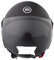 BHR Casco Demi-Jet 840 DUAL SHIELD - Casco Scooter Doppia Visiera Omologato ECE 22.06 con Visierino Interno Parasole e Sgancio Micrometrico - Nero Opaco XL