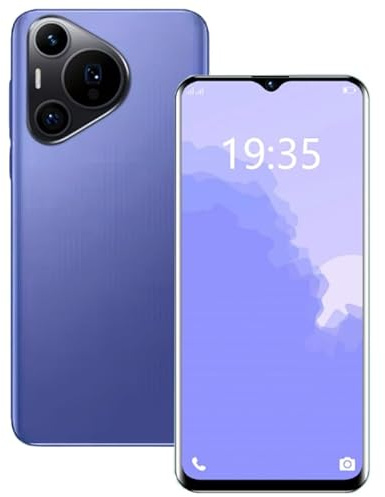 FOXIONO Smartphone ohne Vertrag, 16GB Speicher, 6,52 Zoll HD+ Display, 4000mAh Akku, Android Handy in Violett mit Triple-Kamera (Lila)