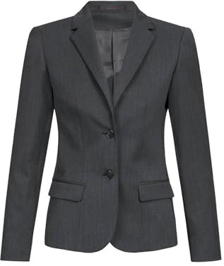 GREIFF Corporate Basic Damen Business-Blazer Regular-Fit Anthrazit 48