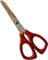 Gifaz - Professionelle Schneiderschere aus Edelstahl mit rotem Griff aus Nylon, Länge 125 mm -