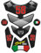 ADESIVI PARASERBATOIO TANKPAD RESINATO EFFETTO 3D - ADESIVI-STICKER 3D compatible 'Marco Simoncelli 58 Tank Pad