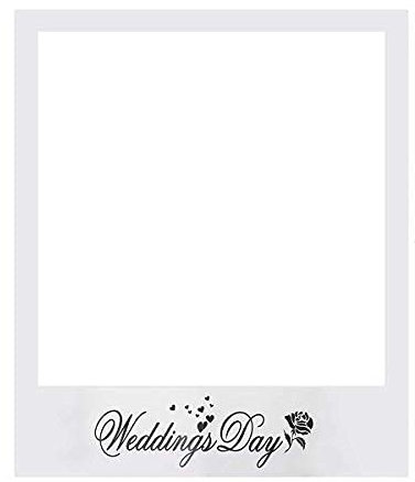 Trimming Shop Photo Booth Selfie Frame Large Size Picture Frame Wedding Day Photo Booth Props, for Wedding, Anniversary, Indoor and Outdoor Parties, 1pc