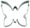 BekkiB 53076 - Keksausstecher Schmetterling - Ca. 5 x 4,3 cm - Ausstechform für Kekse oder Plätzchen - Spülmaschinengeeignet