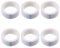 6 Rolls Micropore Surgical Tape, Microporous Tape 1.25cm X 9.1m First Aid Medical Tape Earring Cover Up Tape (White)