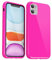 Svanove per iPhone 11 Custodia in Silicone, Guscio Sottile Tinta Unita Liscio Gomma Gel di Originale, Morbido TPU Guscio Ultrasottile Antiurto Custodia Protettiva, Rosa Caldo