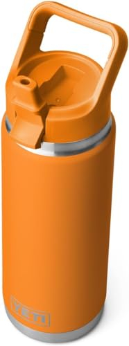 YETI Rambler 26 oz (769 ml) Water Bottle with Straw Cap, King Crab
