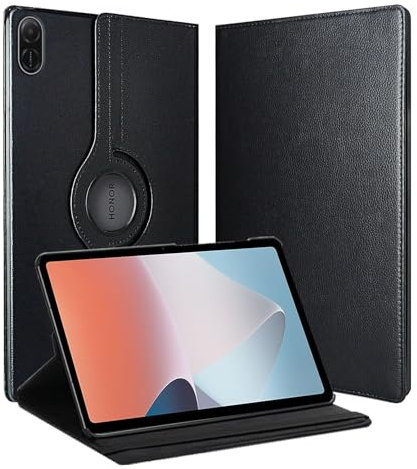 RankOne Klapp Handy Hülle für Honor Pad X8a (11 Inches), PU Leder Handyhülle - Schwarz