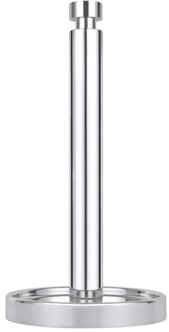 Ivilon Countertop Paper Towel Holder - Steady and Easy Tear - Fits All Paper Towel Rolls - Chrome