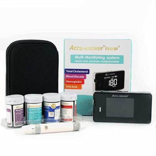 Blood Cholesterol Monitor Kit, Total Cholesterol Test Kit, 4 in1 Meter System Kit, CE Approved