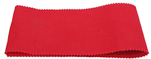 Bamjour Tastaturabdeckung, Filzwaschable 49,2 X 5,7 Zoll Klavierdeckel Klavier -Tastaturabdeckung, um Schäden zu Vermeiden (Rot)