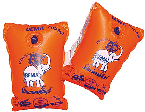 Bema 18021 Schwimmfluegel WFF,orange, Größe 0, 14,5x19,5 cm Höchstgewicht: 30 Kg