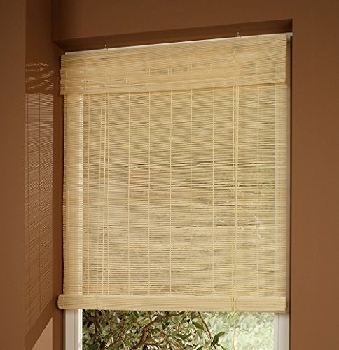 Jellinghaus Sonnenschutz Bambusrollo in Natur oder Kirschbaum/Braun (Natur, 80 x 160 cm)
