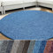 casa pura Teppich London | viele Größen | pflegeleichter Flacher Schlingenflor | Flurteppich, Wohnzimmerteppich, Küchenteppich, Schlafzimmerteppich (Hellblau - rund 200 cm Durchmesser)