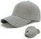 LIVACASA Basecap Damen Pferdeschwanz Baseball Cap Waschbar Hut Atmungsaktiv Cappi Sonnenhut Sonnenschutz Mädchen Kappe Schirmmütze Einheitsgröße Cappy Baseballkappe Kopfumfang 52-61cm Grau