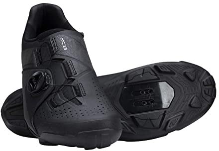 SHIMANO SH-XC300 High Value XC Mountain Bike Shoe, Black, 8-8.5 Men (EU 42), Black, 8-8.5