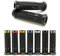 Manopole moto, Universale 7/8 Alluminio Motociclo Manopole per Scooter Sports Bike Street Bike