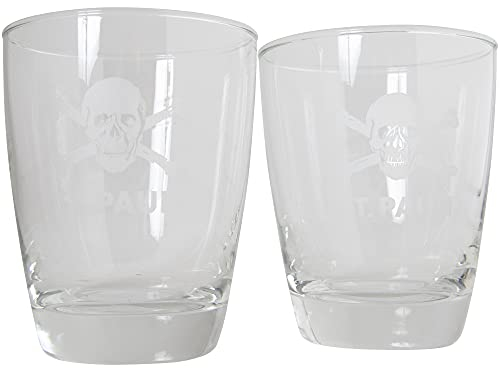 FC St. Pauli Gläser 2er Set Totenkopf