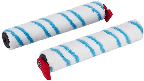 Vileda JetClean Kit d'accessoires de Nettoyage de Sol 3 en 1 avec 2 Rouleaux en Microfibre, Blanc, Petit