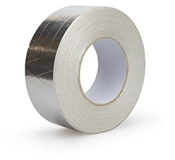 STERR - Ruban d'aluminium fortement renforcé Ruban de feuille d'aluminium argenté 50 mm X 50 m