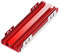 YAODHAOD M.2 Heatsink NVME 2280 SSD Cooler, Double-Sided Heat Sink with Thermal Silicone Pad for PS5 PCIE NVME M.2 SSD or NGFF SATA M.2 SSD Computer and PC… (Red)