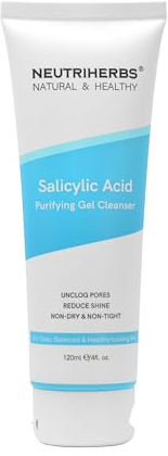 Neutriherbs Salicylsäure Gel Cleanser, Akne neigende Öl Control Gesichtswäsche, Unblock Pore, entfernen Mitesser Gesichtswäsche