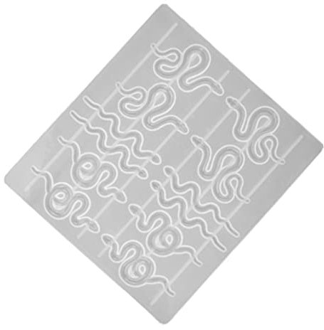 MAGICLULU Schlangenohrringform Für Selbstgemacht Schmuckherstellung Wiederverwendbare Silikonform Flexible Gießform Kompakte Größe Für Kreative Bastelprojekte