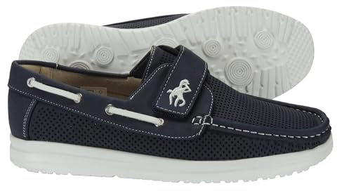 Calzados Romero KALASITY Náutico para Hombre Mocasín de Sergatex y Planta de Piel Marino Talla 41