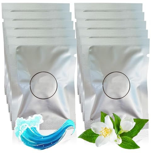 10pcs Car Air Freshener Refills, Car Air Vent Clip Solid Fragrance Replacement Tablets, Reusable Personalised Cars Air Freshener, Aroma Diffuser Cars Perfume Aromatherapy Ornament(Ocean+Jasmine)