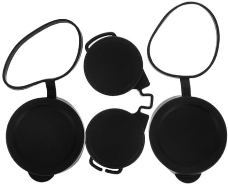 ERINGOGO 3pièces Couvercles De Protection Caoutchouc pour Objectifs De Jumelles De Compatible avec Différents Modèles Et Marques Résistants à Eau pour Activités Extérieures comme