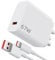 67W Fast Charger Plug for Xiaomi 15 14 Ultra Poco F7 X7 Pro,USB Wall Charger Turbo Charge for Redmi Note 14 13 Pro 5G Pad 6 Mi 14T 13T 13 12S 11 Lite 10T POCO X6 M6 X4 GT With 1M USB C Charging Cable