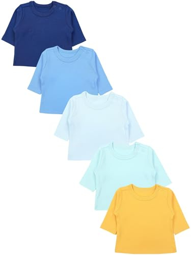 TupTam Baby Jungen Langarmshirt 5er Set