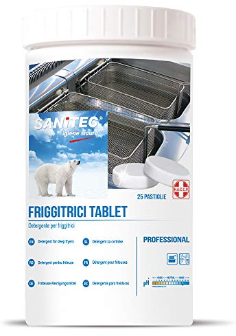 Friggitrici Tablet - Pastiglie per la Pulizia di Friggitrici Professionali e Superfici in Acciaio