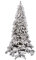 Albero Di Natale Innevato Slim 150Cm Ortisei 635 Rami Super Folto Effetto Neve