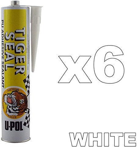U-POL TIGER SEAL - Pack of 6 - WHITE