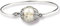 MadamLili - Silber Natur Armreif mit Echten Pusteblumen - Handgefertigt - Versilbert - Löwenzahn Naturschmuck mit Schmuckbox