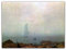 Kunstdruck Poster - Caspar David Friedrich Meeresstrand im Nebel 40x30 cm ca. A3 - Alte Meister Bild ohne Rahmen