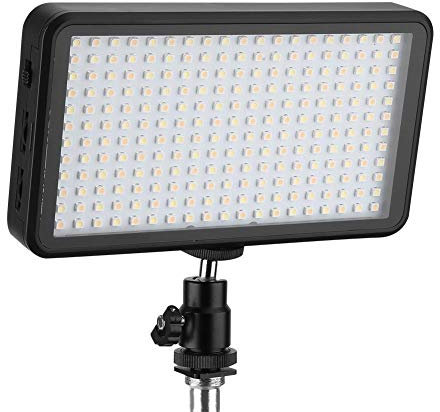 Panneau de Lumière LED, W228 3200K/6000K Température Bicolore Lampe de Panneau de Lumière LED Appareil Photo DSLR Video Light for Still Life, Portrait, Video