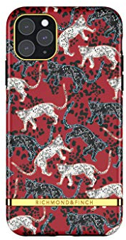 RICHMOND & FINCH Phone Case Compatible with iPhone 11 Pro Max, Samba Red Leopard Design, Fully Protective Phone Cover