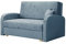 Mirjan24 Sofa Viva Soft II mit Schlaffunktion, Couch 2 Sitzer Polstersofa mit Bettkasten inkl. Kissen, Sofagarnitur, Schlafsofa, Bettsofa, Wohnlandschaft (Mono 239 + Sorriso 14)