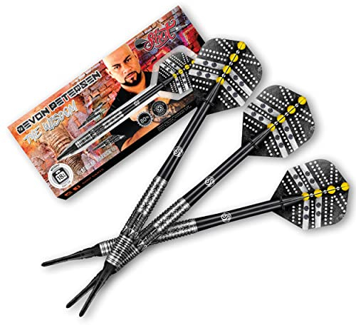 Shot! Soft Darts Devon Petersen Wisdom African Warrior 80% Tungsten Softtip Darts Softdart 18 g Dartpfeile Set Made in Neuseeland
