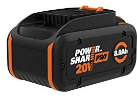 WORX Power Share Pro Batterie lithium-ion haute capacité 8 Ah 20 V