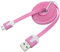 CÂBLE Chargeur Plat 1M Micro USB Rose