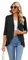Famulily Cardigans for Women, 3/4 Sleeves Casual Lightweight Soft Open Cardigan for Summer (S, Black)