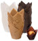 Tulpen Muffinförmchen Papier, 200 Stück Muffins Papierförmchen, Cupcake Formen Papier, Cupcake Backbecher, Backförmchen Papier für Hochzeit Geburtstag Kommunion Party 8 x 8 x 5 cm 3 Farben