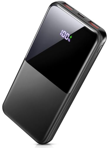 Power Bank 10000mAh, 22.5W Phone Charger Power Bank Fast Charging with USB-C in&out, 3 Outputs Portable Charger Battery Pack with iPhone16/15/12/11/13/14/Tablets