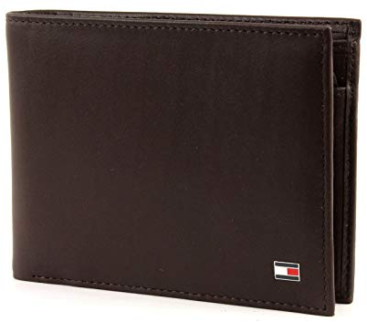 Tommy Hilfiger Porte-Monnaie Eton Wallet Brown Marron foncé