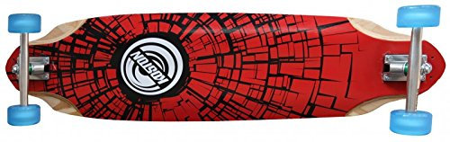 Koston Longboard Profi Komplettboard Cruiser/Carver Break 36.7 x 10.0 inch Blue Wheels - High End Longboard Carving Board
