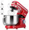 VIVOHOME Küchenmaschine 660 W 10 Geschwindigkeiten 6 Quart elektrischer Küchenmixer mit kippbarem Kopf, Rührbesen, Knethaken, Schneebesen und Eiertrenner Knetmaschine Pulsfunktion Teigmaschine