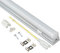Popp Regletas Tubo LED T5 Alumino+Pc Conexión Dos Laterales 18W Luz Neutra 4000K fluorecente 120cm, para cocinas,armarios,trastero (18W 4000K 120cm)